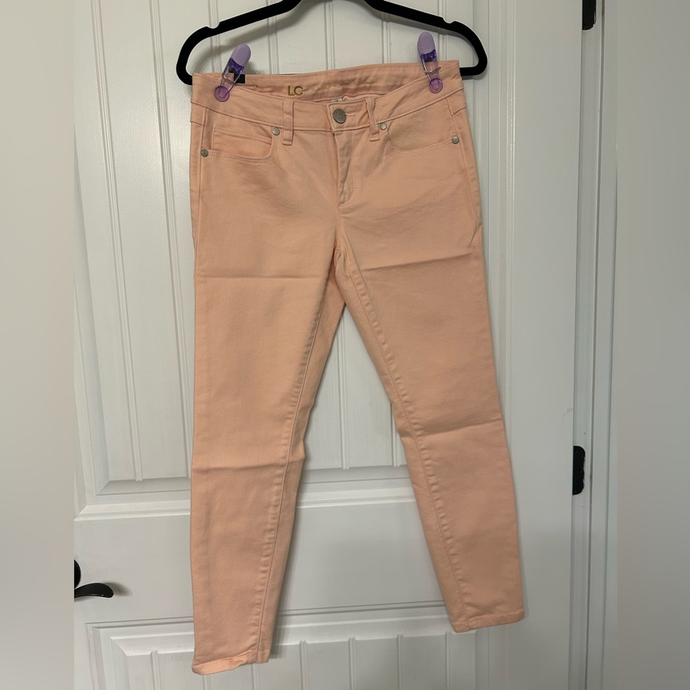 LC Lauren Conrad Blush Skinny Pants